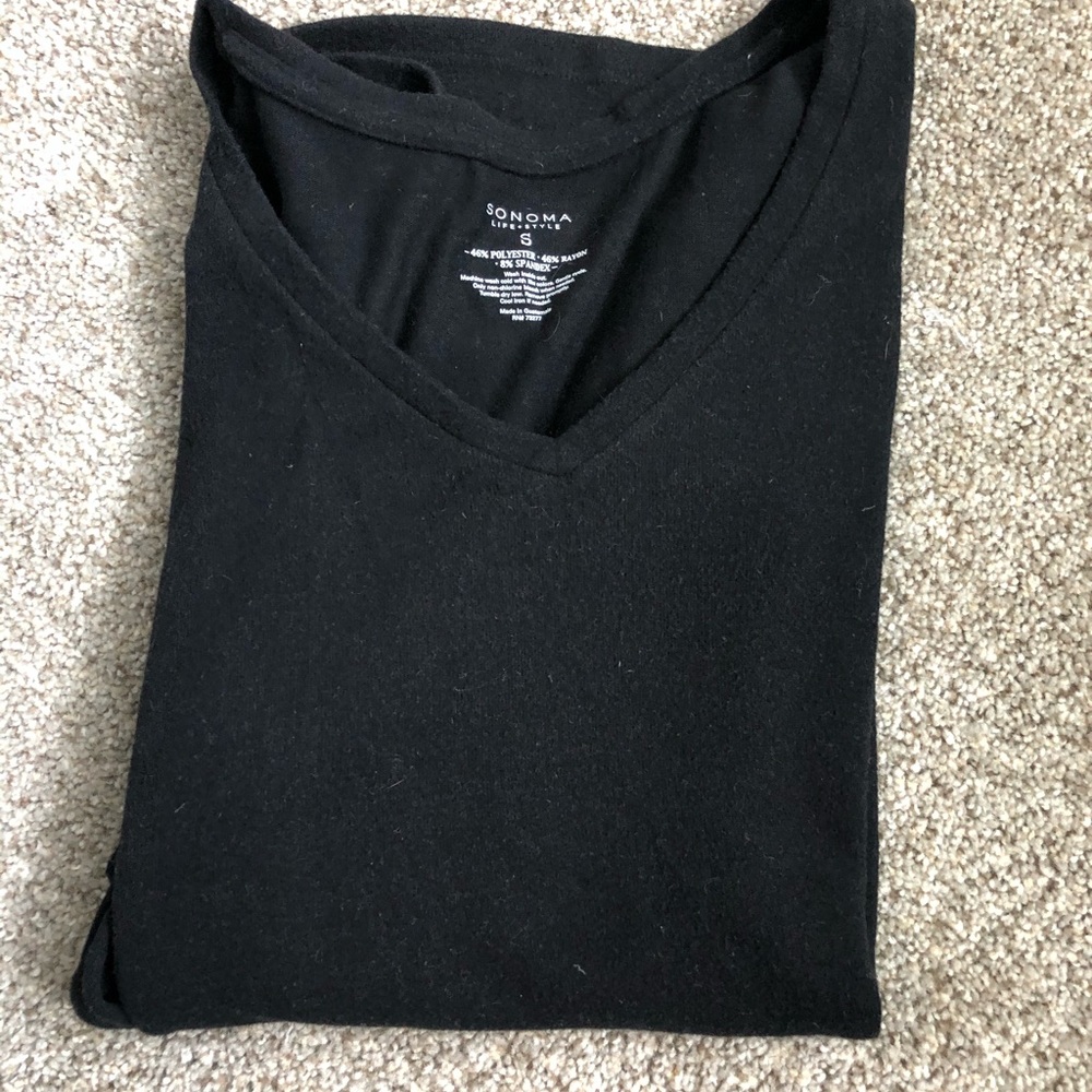Cozy black oversized shirt